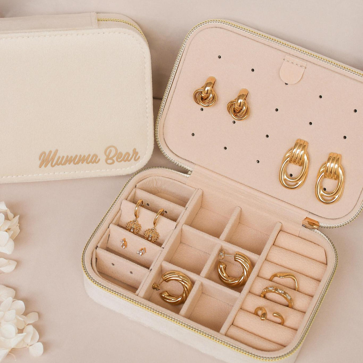 Jewellery Travel Case with Monogram Option