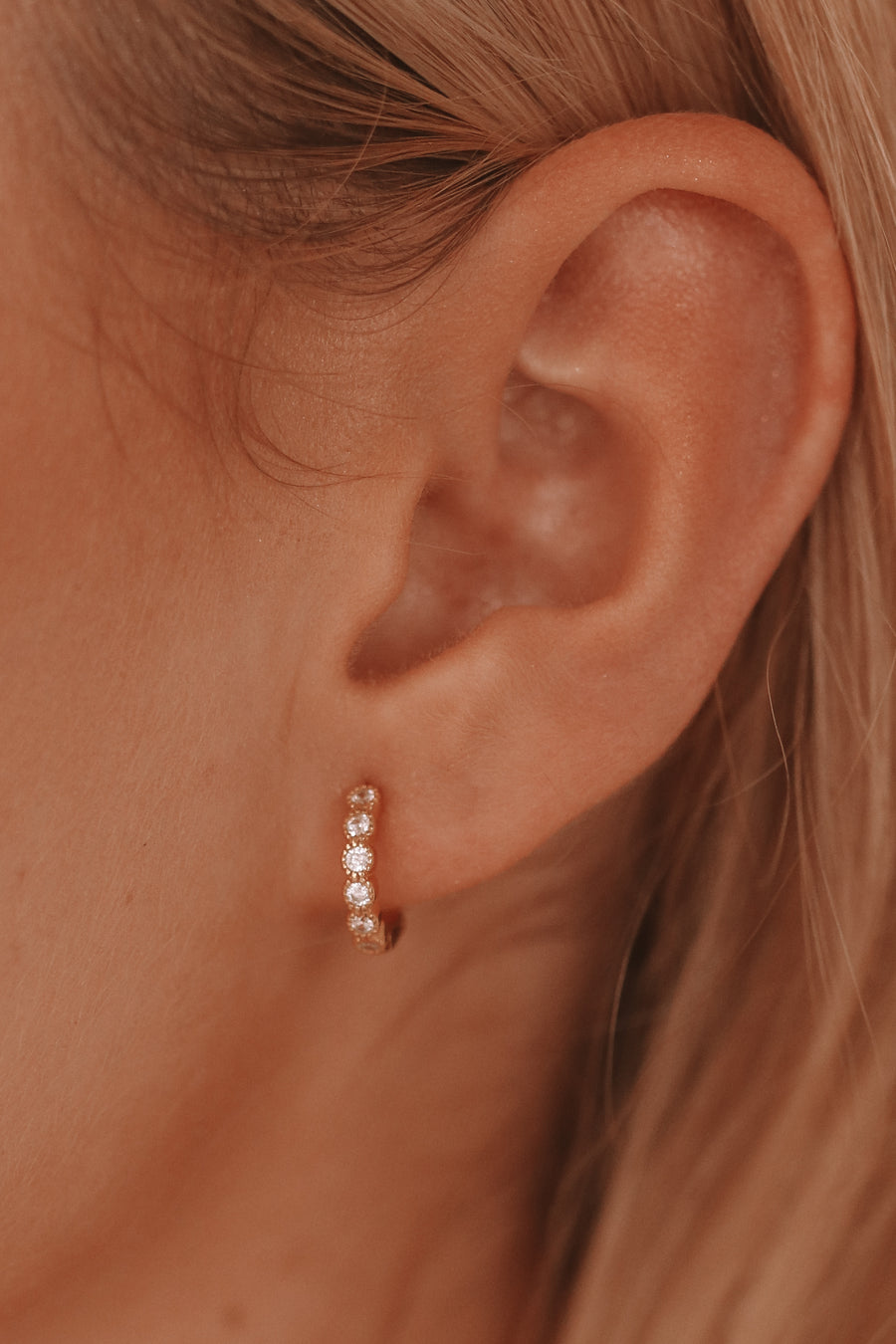 Cassidy - Sterling Silver Hoop Earrings