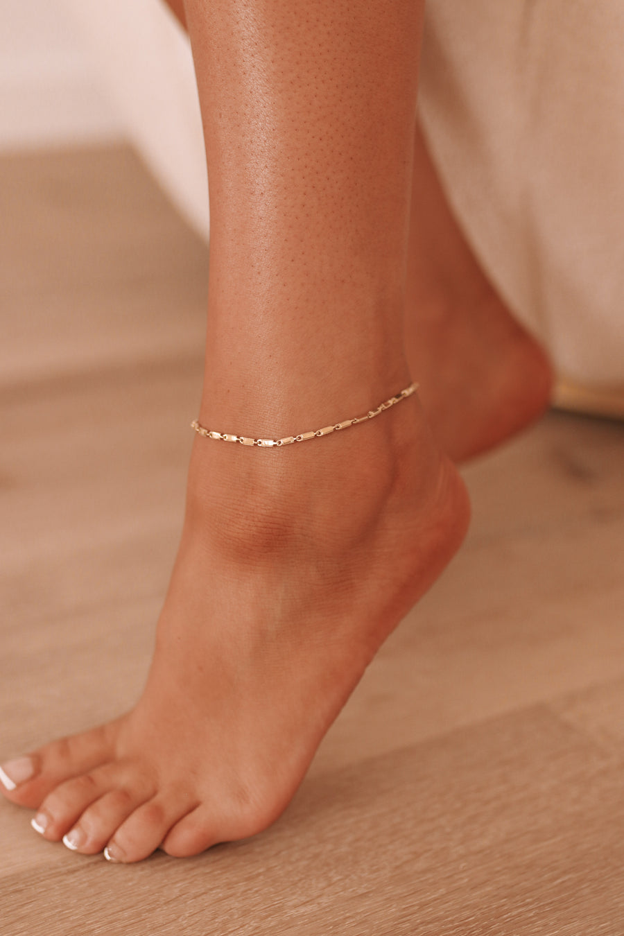 Harriet - Gold or Silver Stainless Steel Anklet
