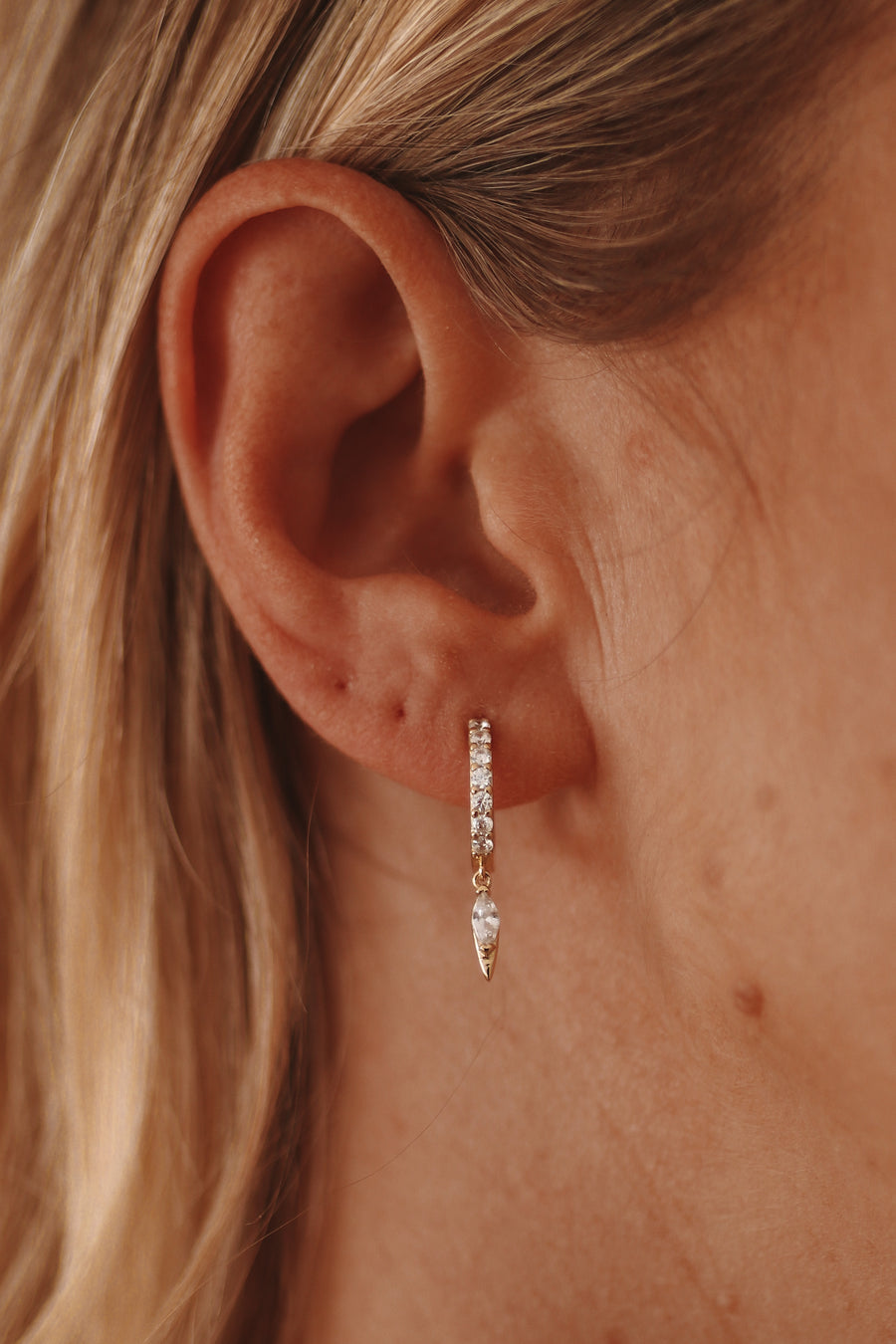 Brooke - Sterling Silver Hoop Earrings