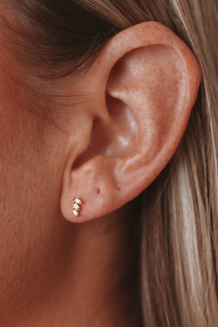 Jordanna - Sterling Silver Stud Earrings