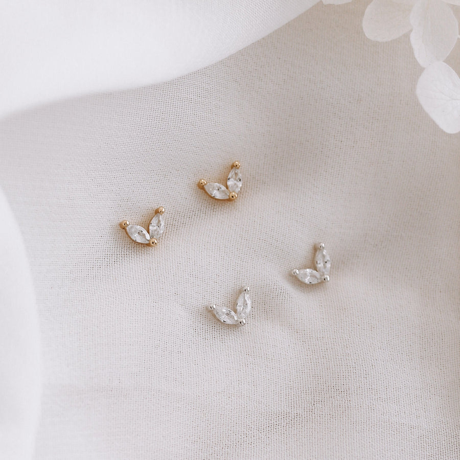 Aline - Sterling Silver Stud Earrings