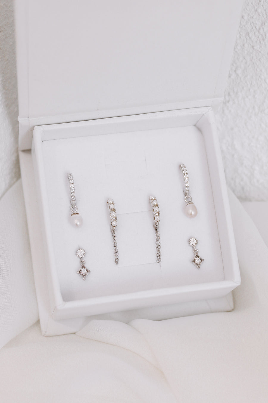 Maddee Bundle - Gold or Silver Sterling Silver Earring Stack