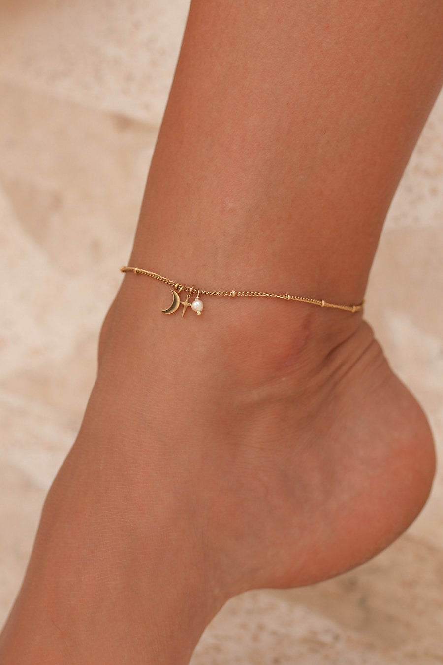 Maeve - Gold or Silver Stainless Steel Anklet