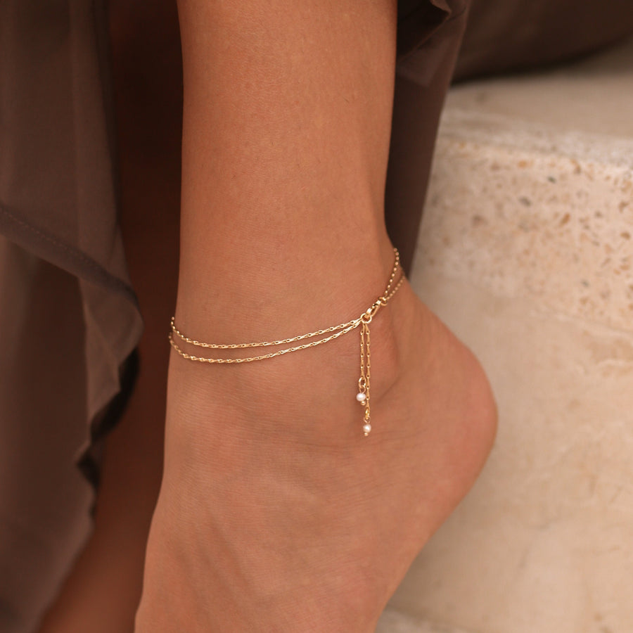 Rani - Gold or Silver Plated Anklet
