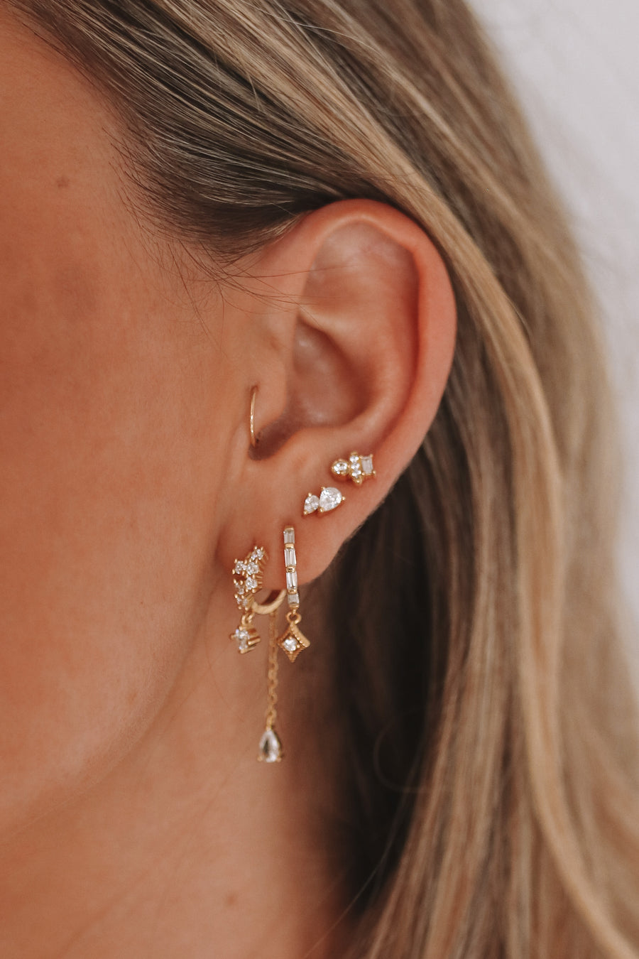 Hali - Gold or Silver Sterling Silver Hoops