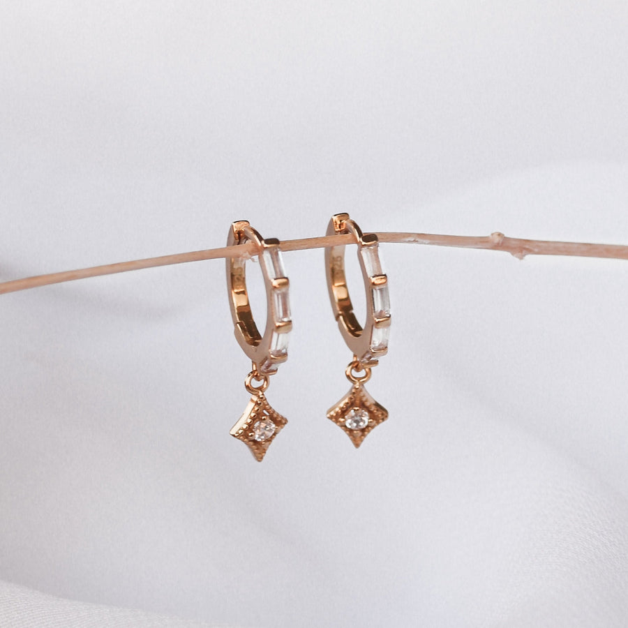 Hali - Gold or Silver Sterling Silver Hoops