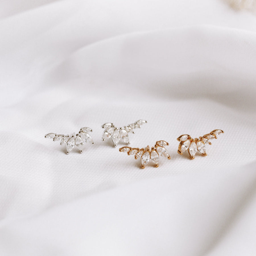Alaia - Gold Plated Sterling Silver Studs