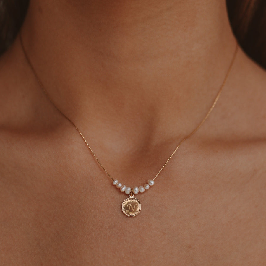 Piper - 18ct Gold or Silver Plated Pearl Necklace