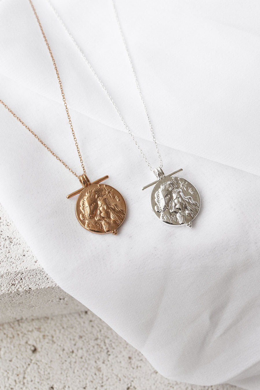Zyla - 14ct Gold or Silver Plated Zodiac Necklace