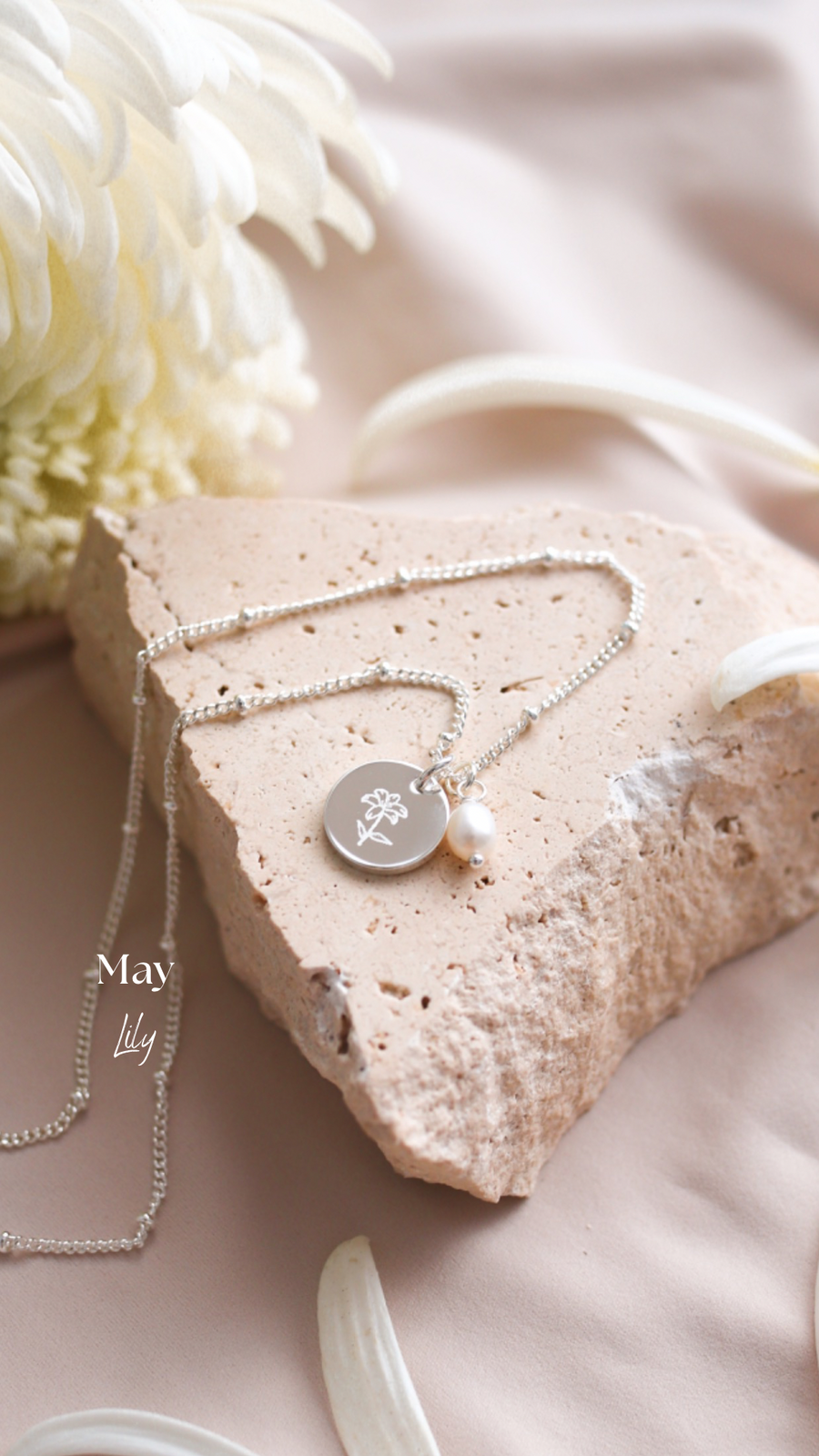 Kresta - Gold or Silver Monogrammed Necklace