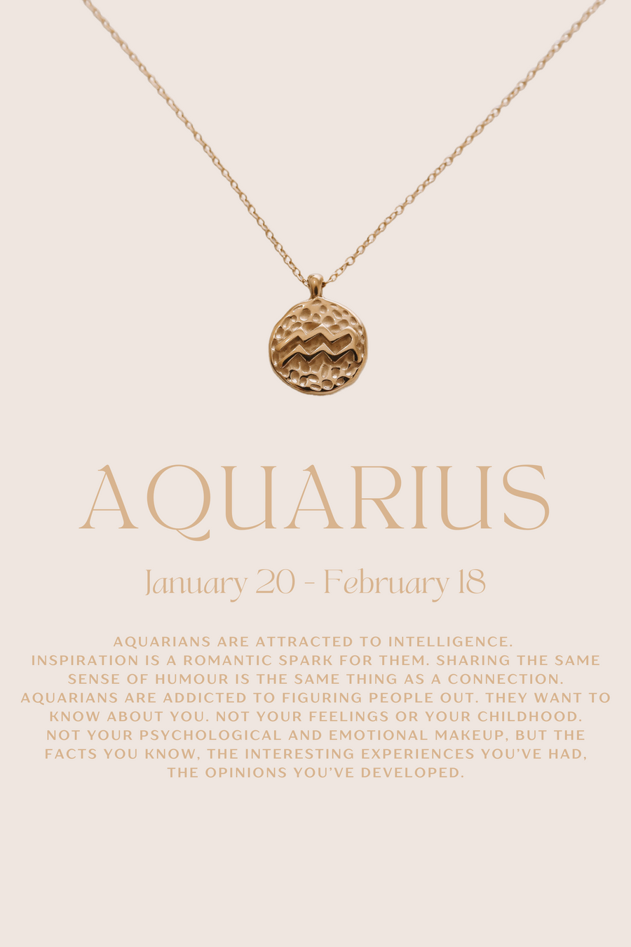 Noa - 14ct Gold or Silver Plated Zodiac Necklace
