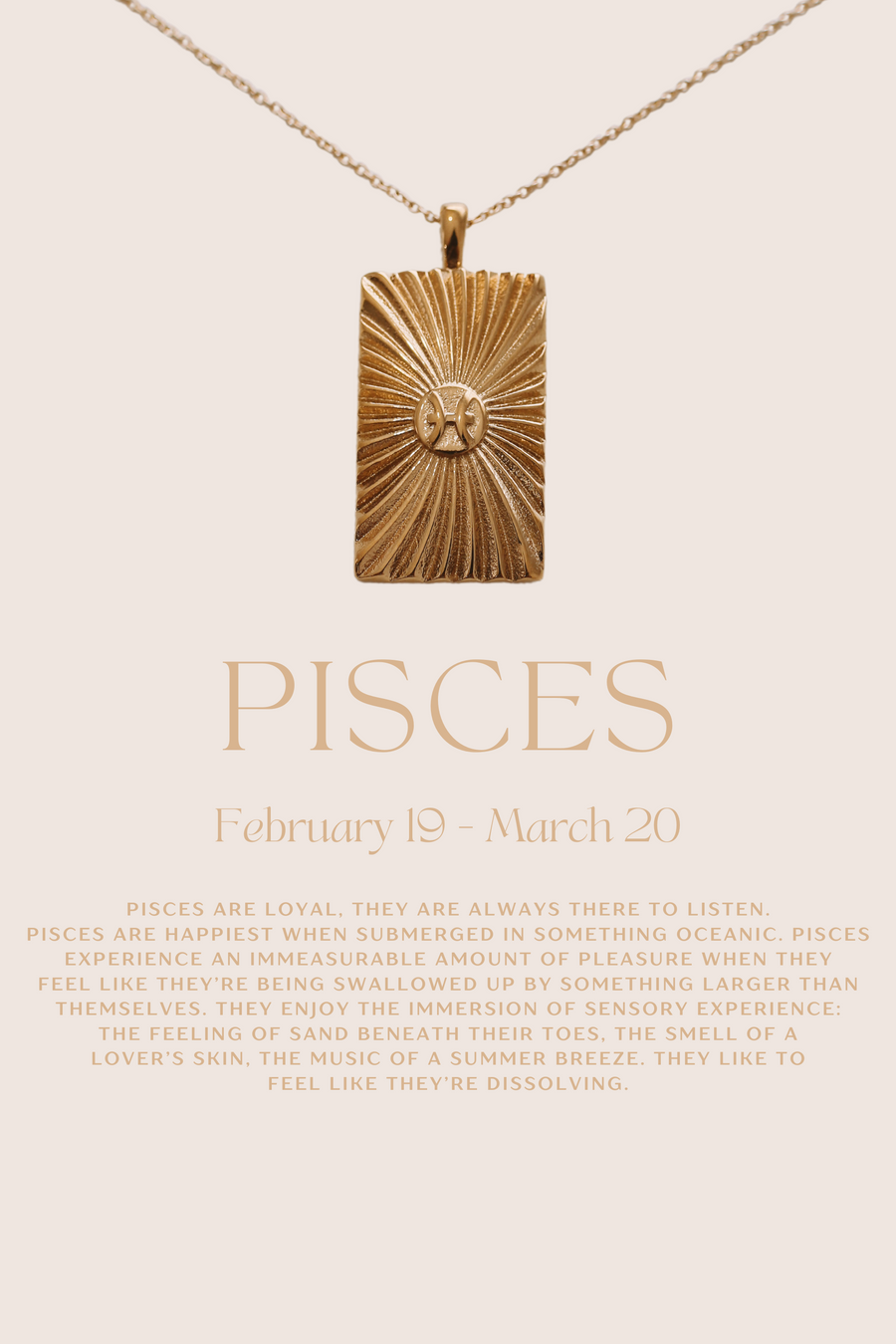 Reese - 14ct Gold or Silver Plated Zodiac Necklace