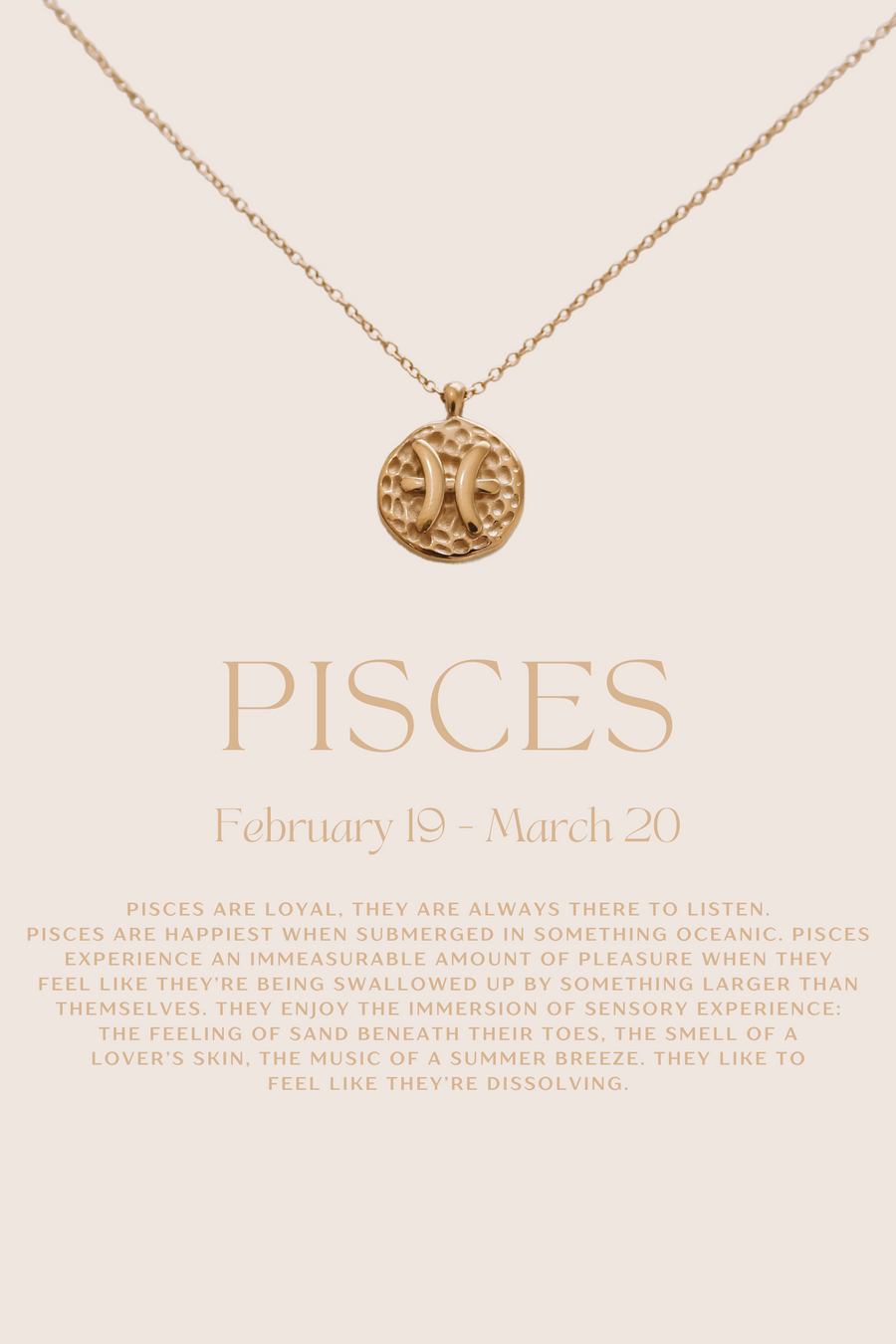 Noa - 14ct Gold or Silver Plated Zodiac Necklace