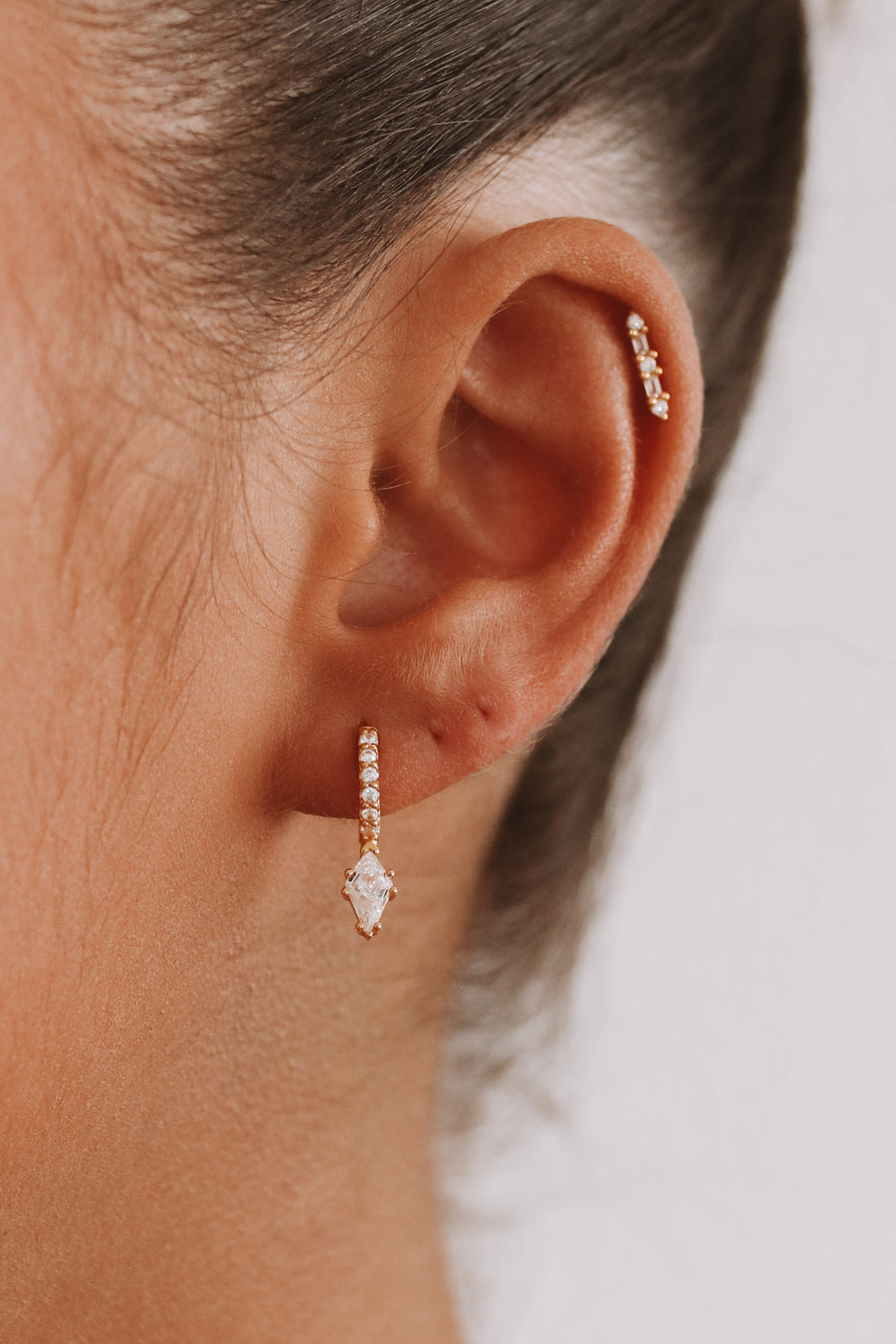 Cass - Sterling Silver Hoop Earrings