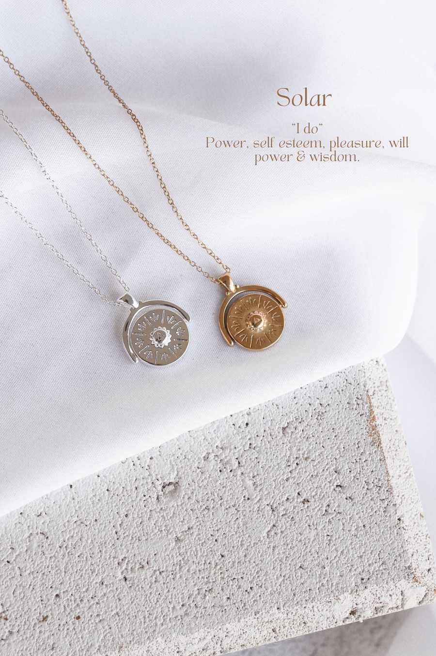 Chakra Necklace - Gold or Silver Plated Stainless Steel