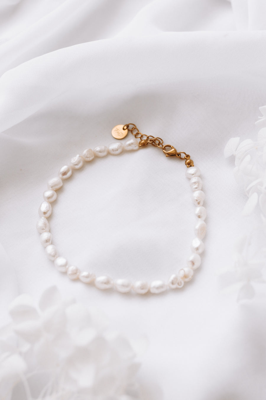 Felicity - Stainless Steel Pearl Anklet