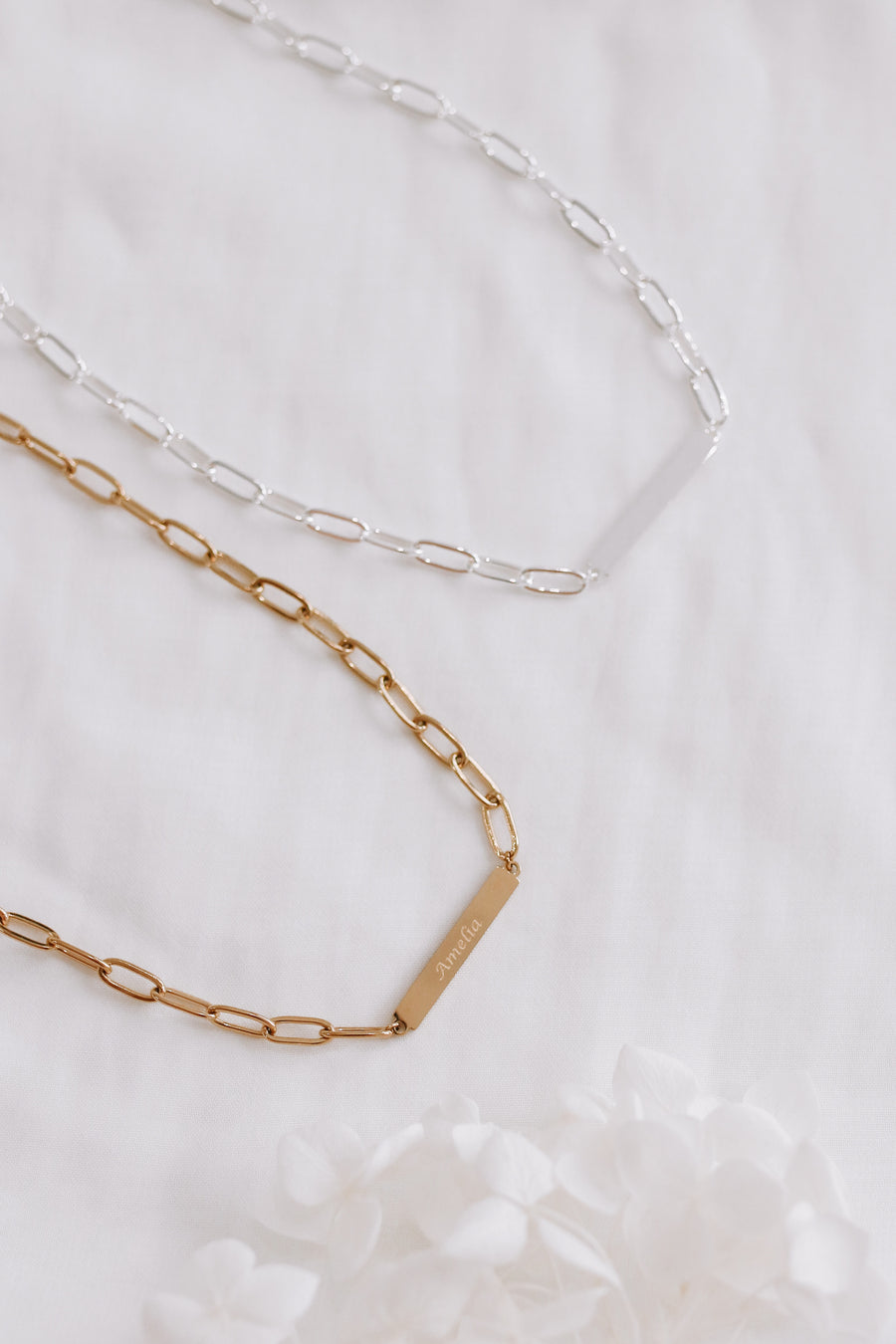 Stainless steel gold necklace deals