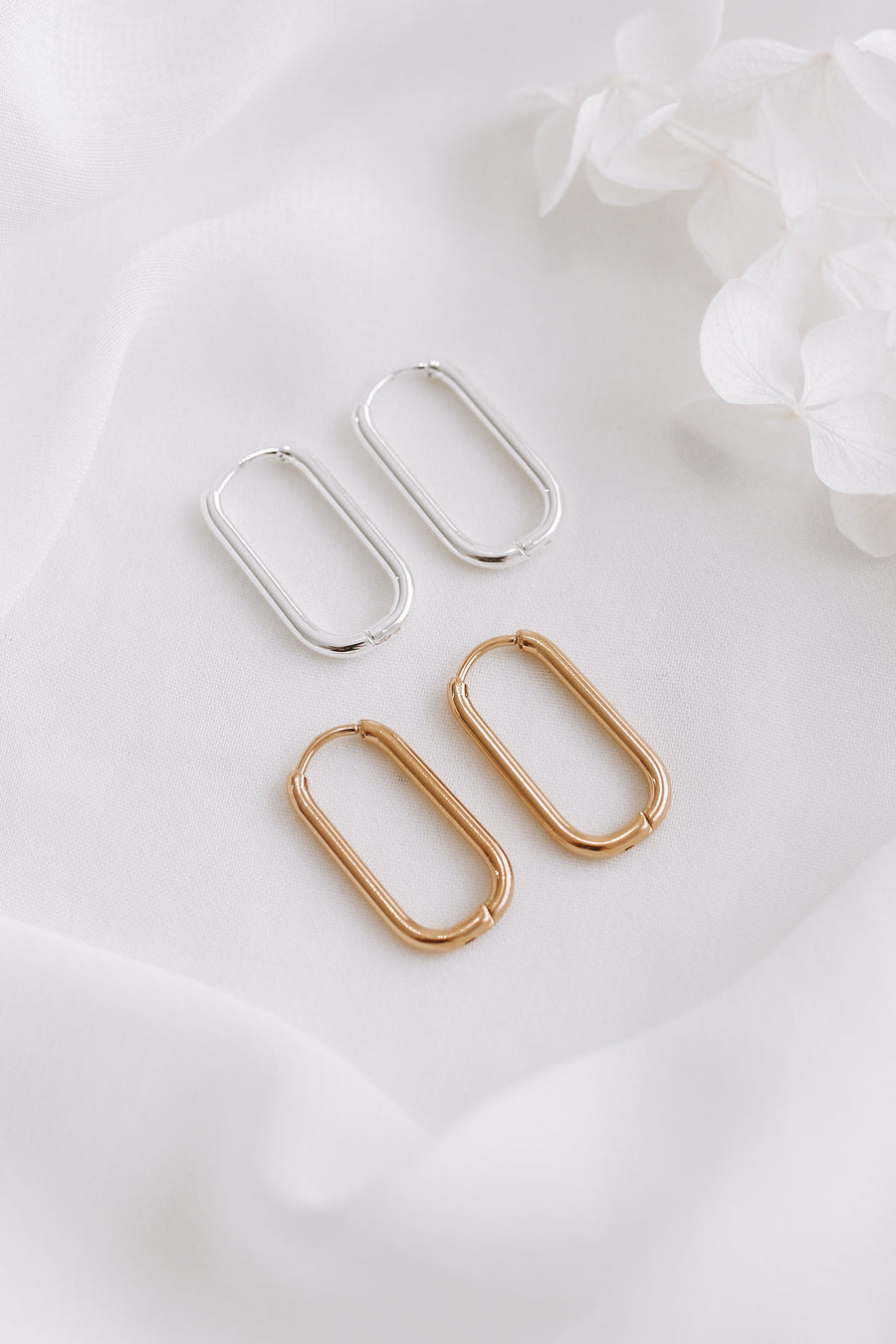 Tallulah - Gold or Silver Stainless Steel Hoops
