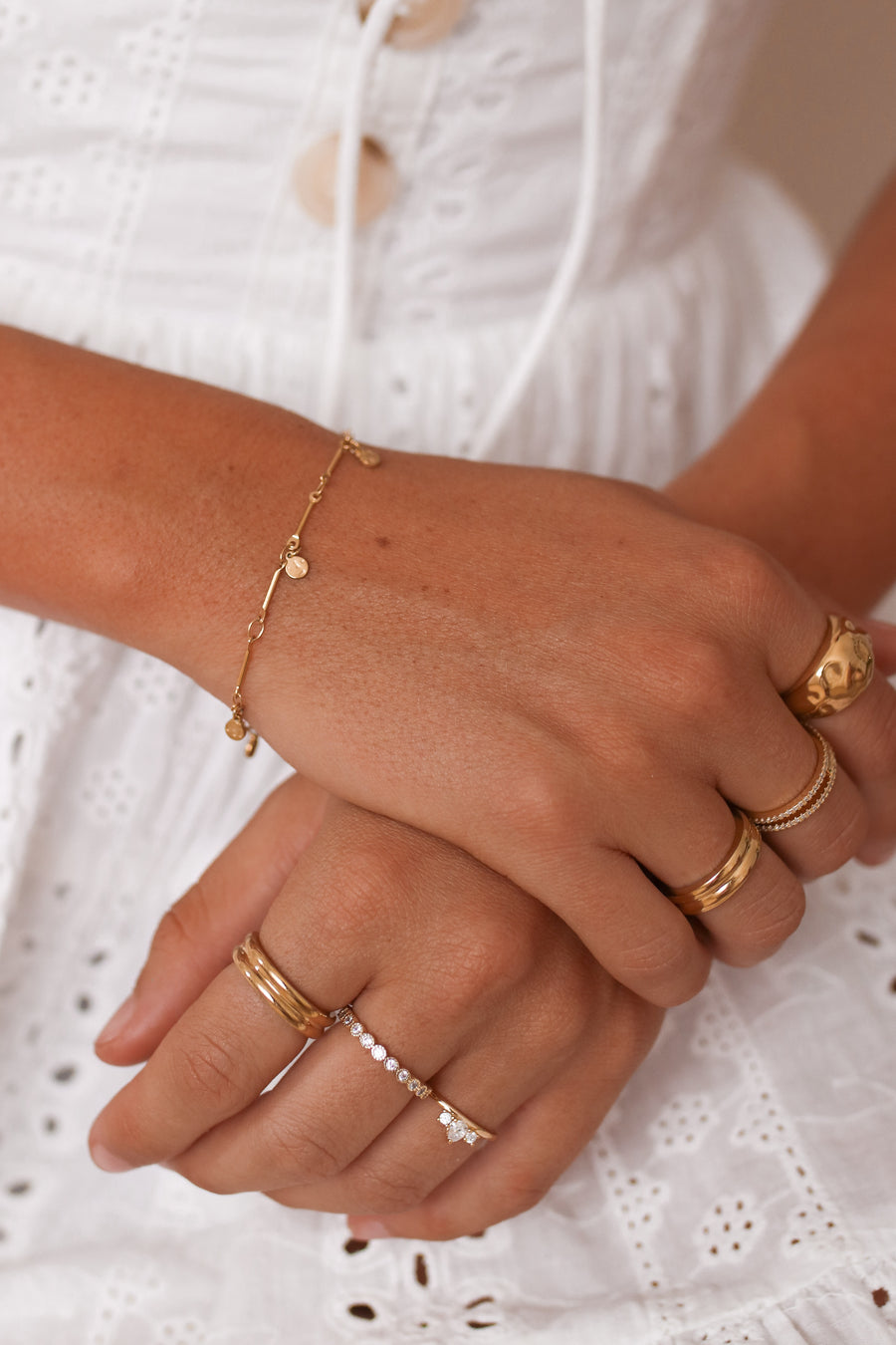 Clarice - Gold or Silver Stainless Steel Bracelet