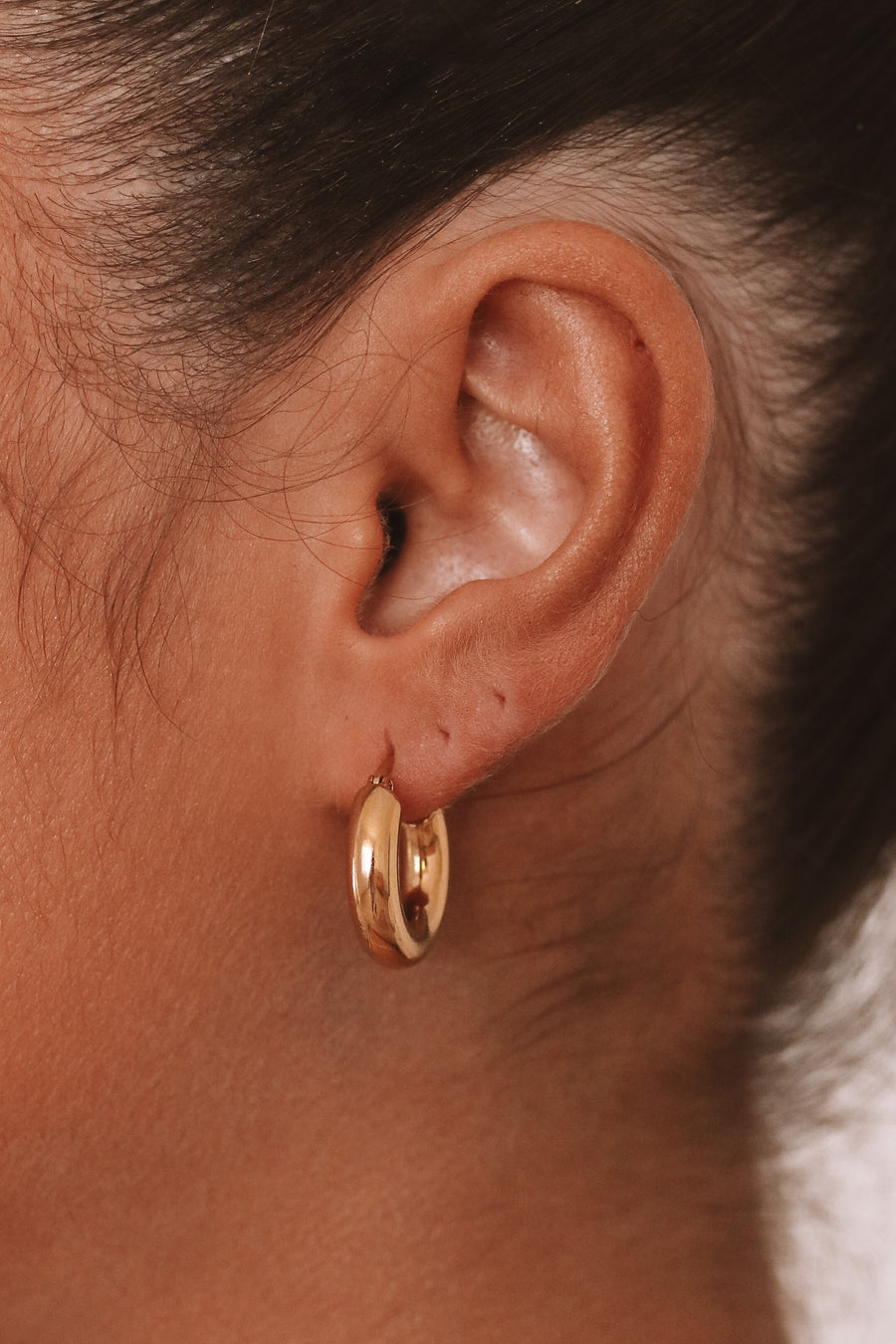 Catelyn - Stainless Steel Hoop Earrings