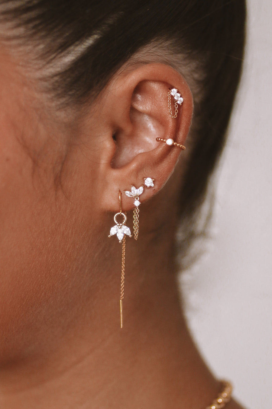 Hildi - Sterling Silver Stud Earrings