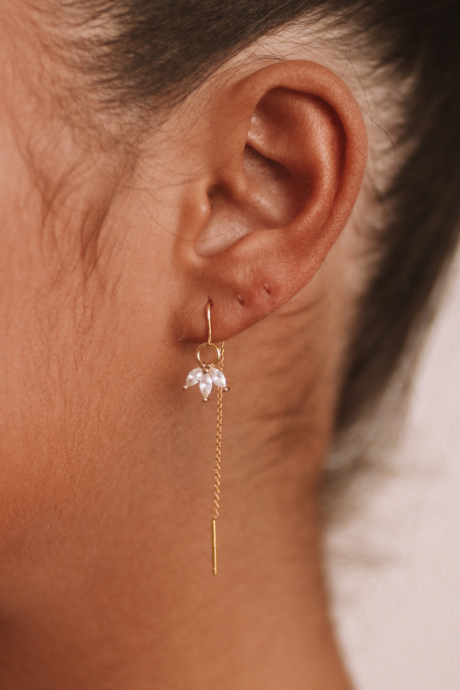 Winnie - Sterling Silver Threader Earrings
