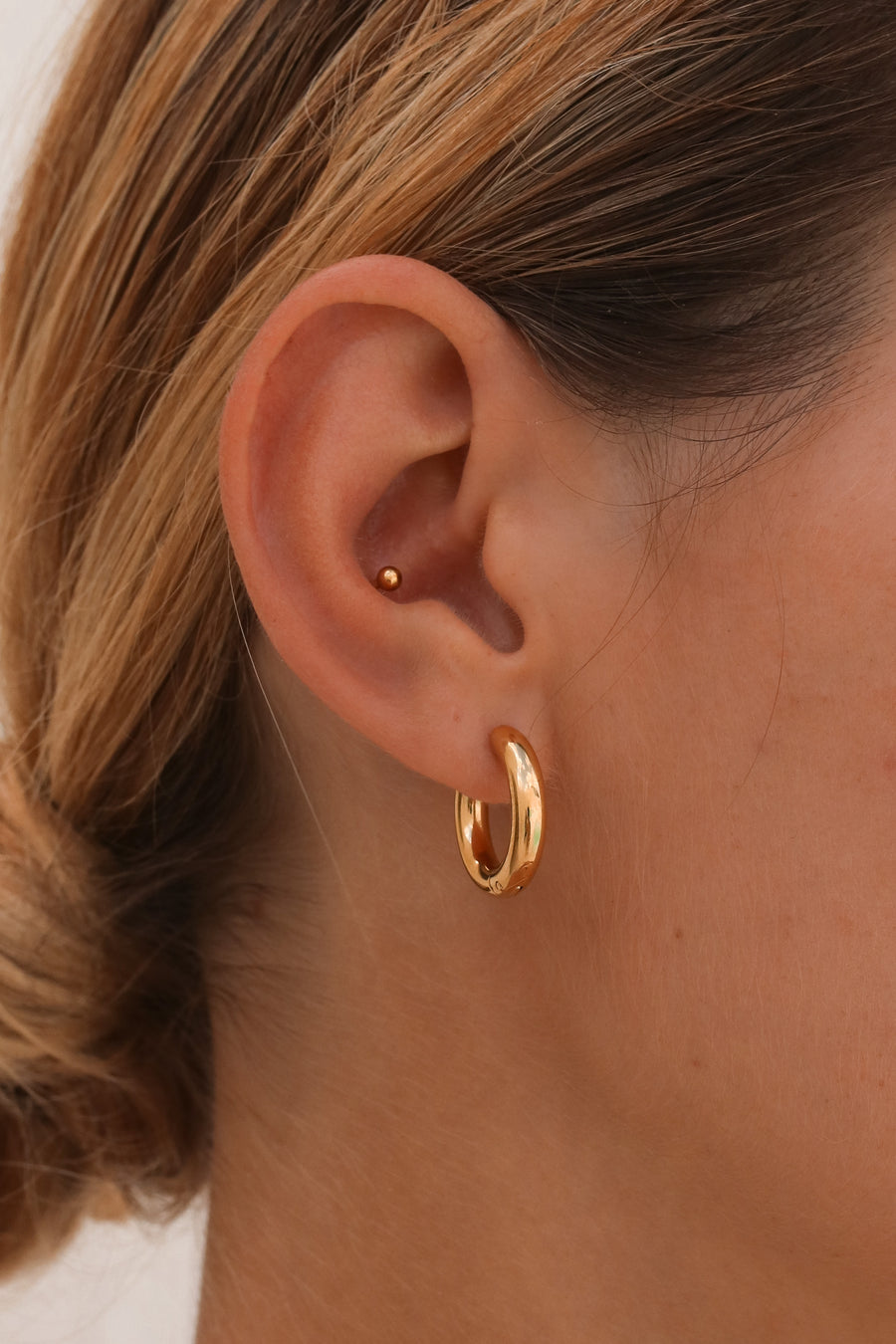 Indianna - Gold or Silver Plated Stainless Steel Hoops