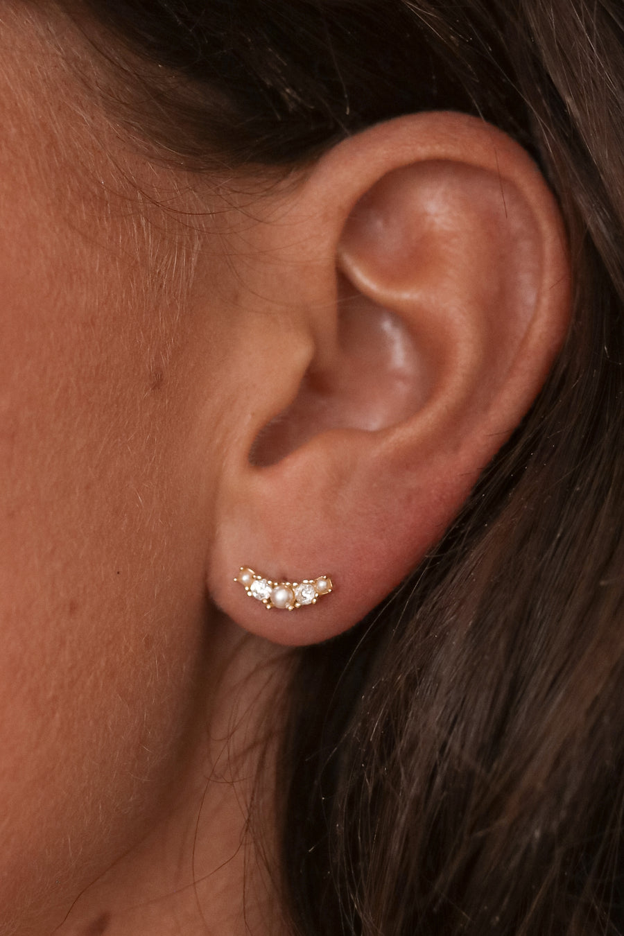 Idalia - Sterling Silver Stud Earrings
