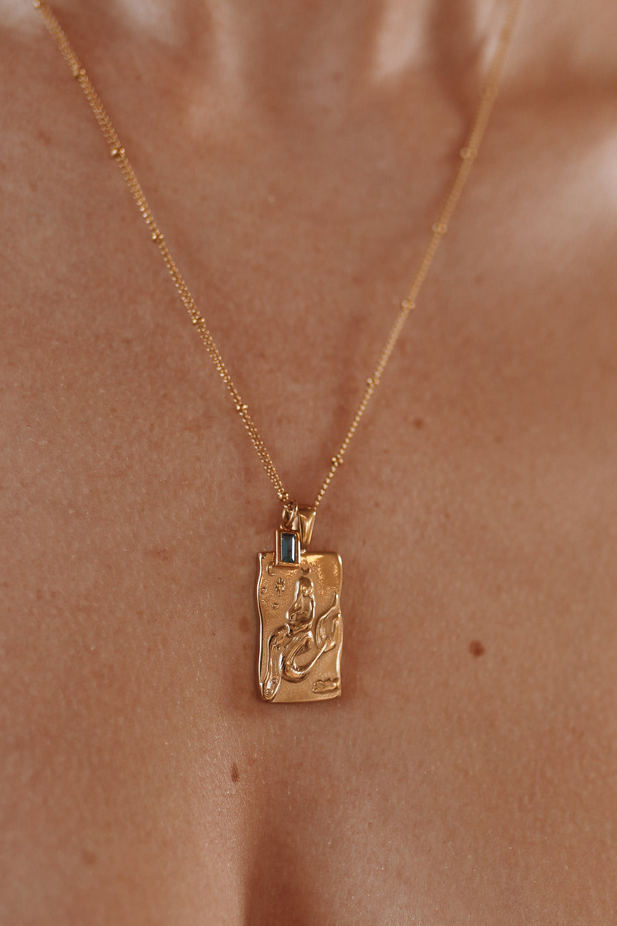 Pia - 18ct Gold or Silver Plated Zodiac Necklace