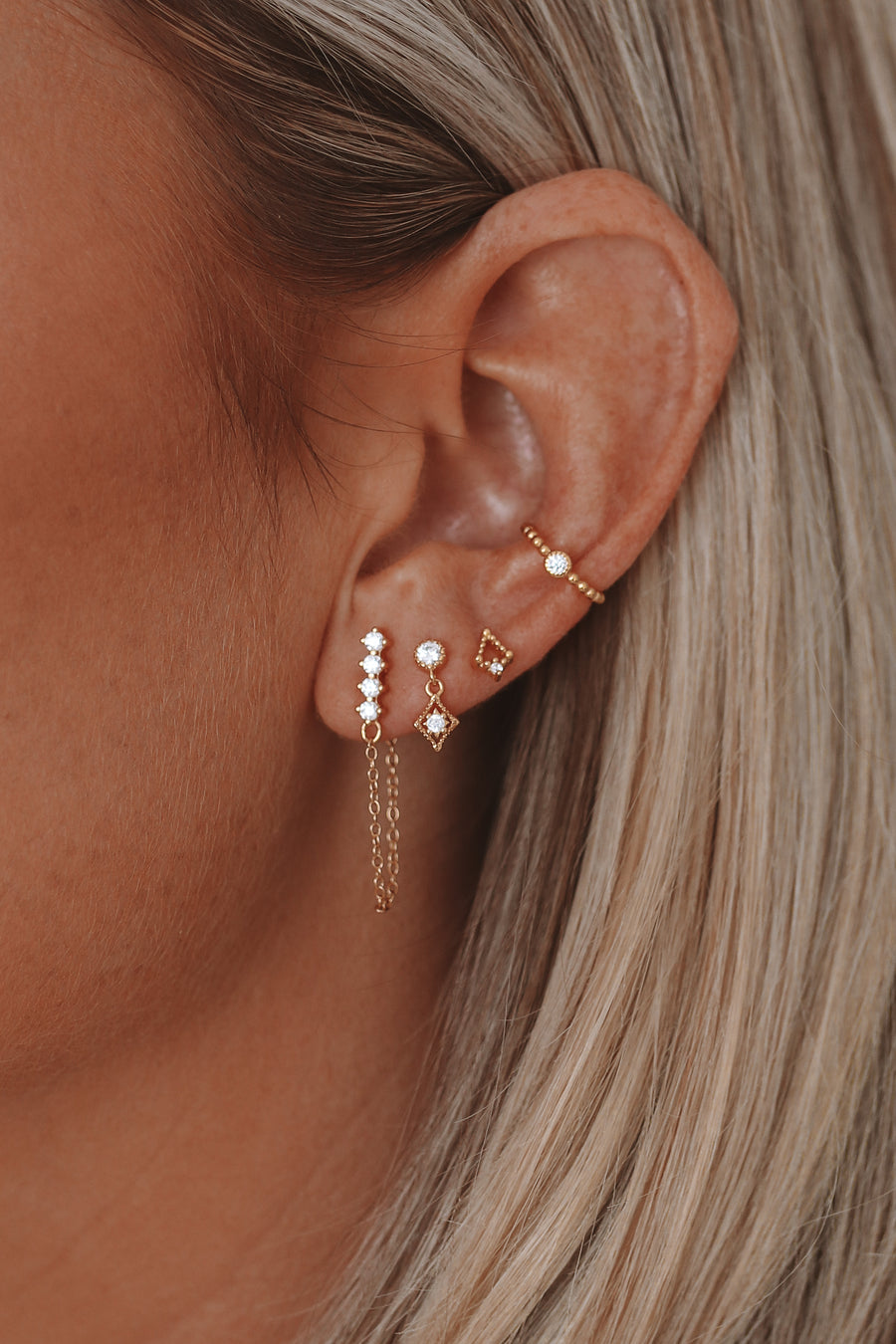 Zola - Sterling Silver Stud Earrings