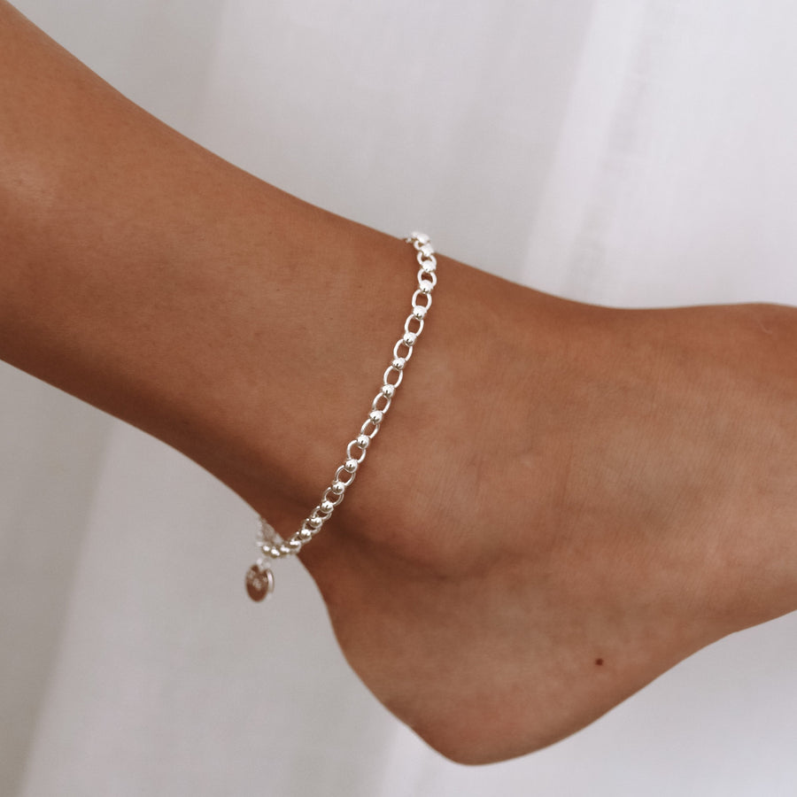 Ashton - 18ct Gold or Silver Plated Anklet