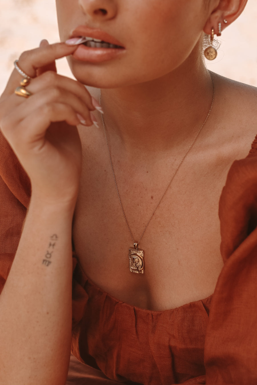 Demi - 14ct Gold or Silver Plated Zodiac Necklace