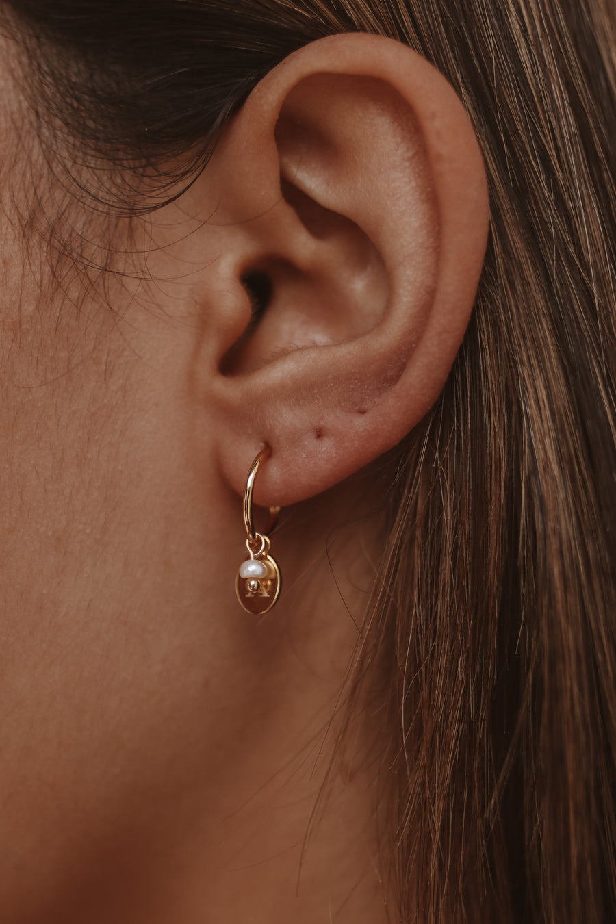 Eadie - Gold or Silver Sterling Silver Hoops