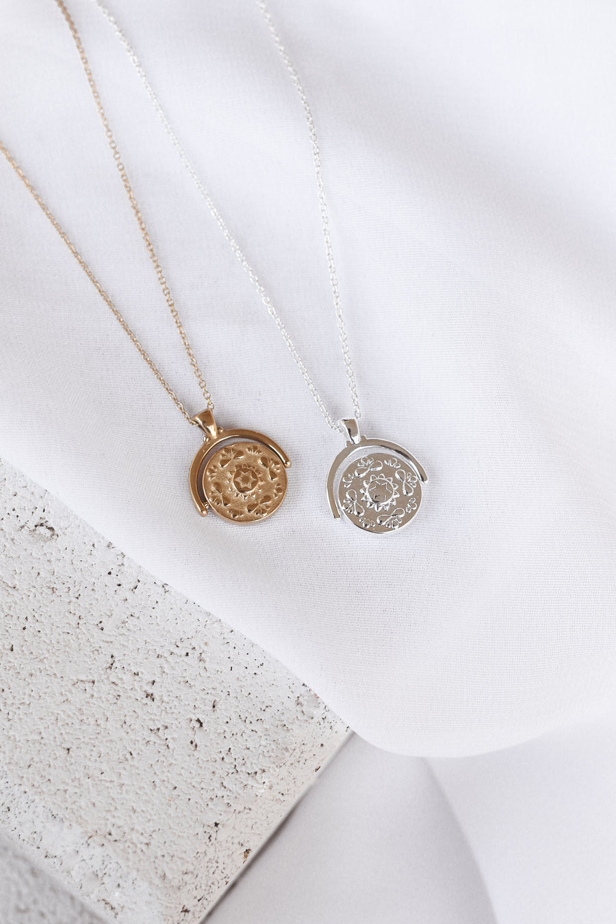 Chakra Necklace - Gold or Silver Plated Stainless Steel