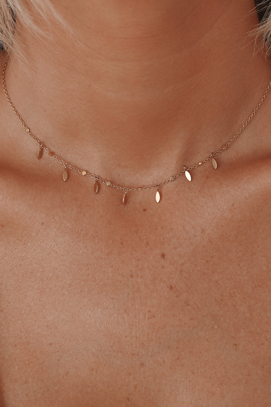 Kerilee - Stainless Steel Gold or Silver Necklace