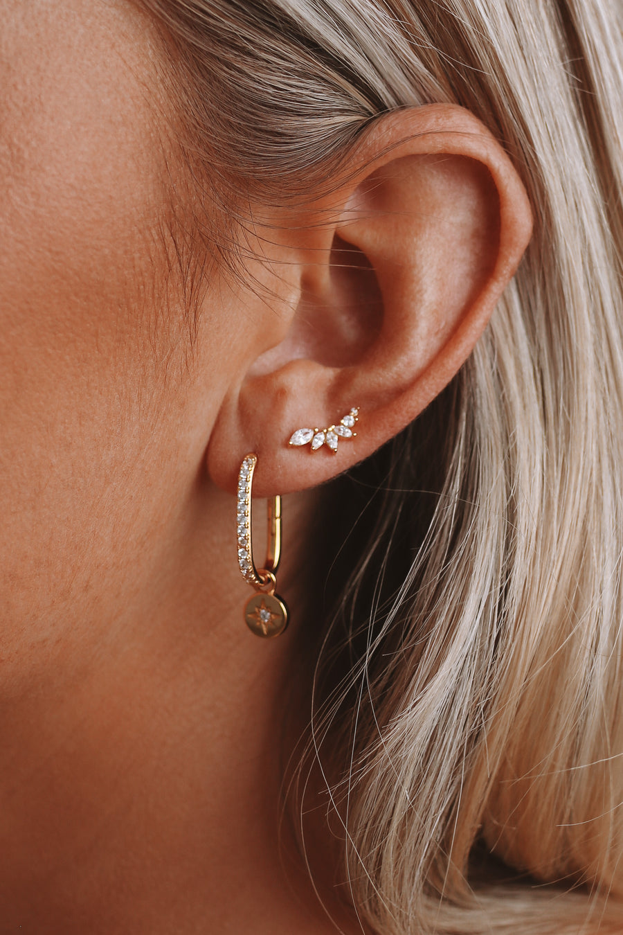 Shyla - Sterling Silver Stud Earrings