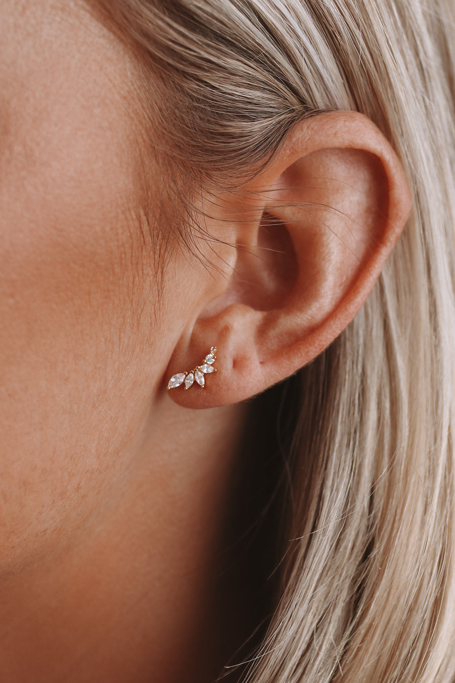 Shyla - Sterling Silver Stud Earrings