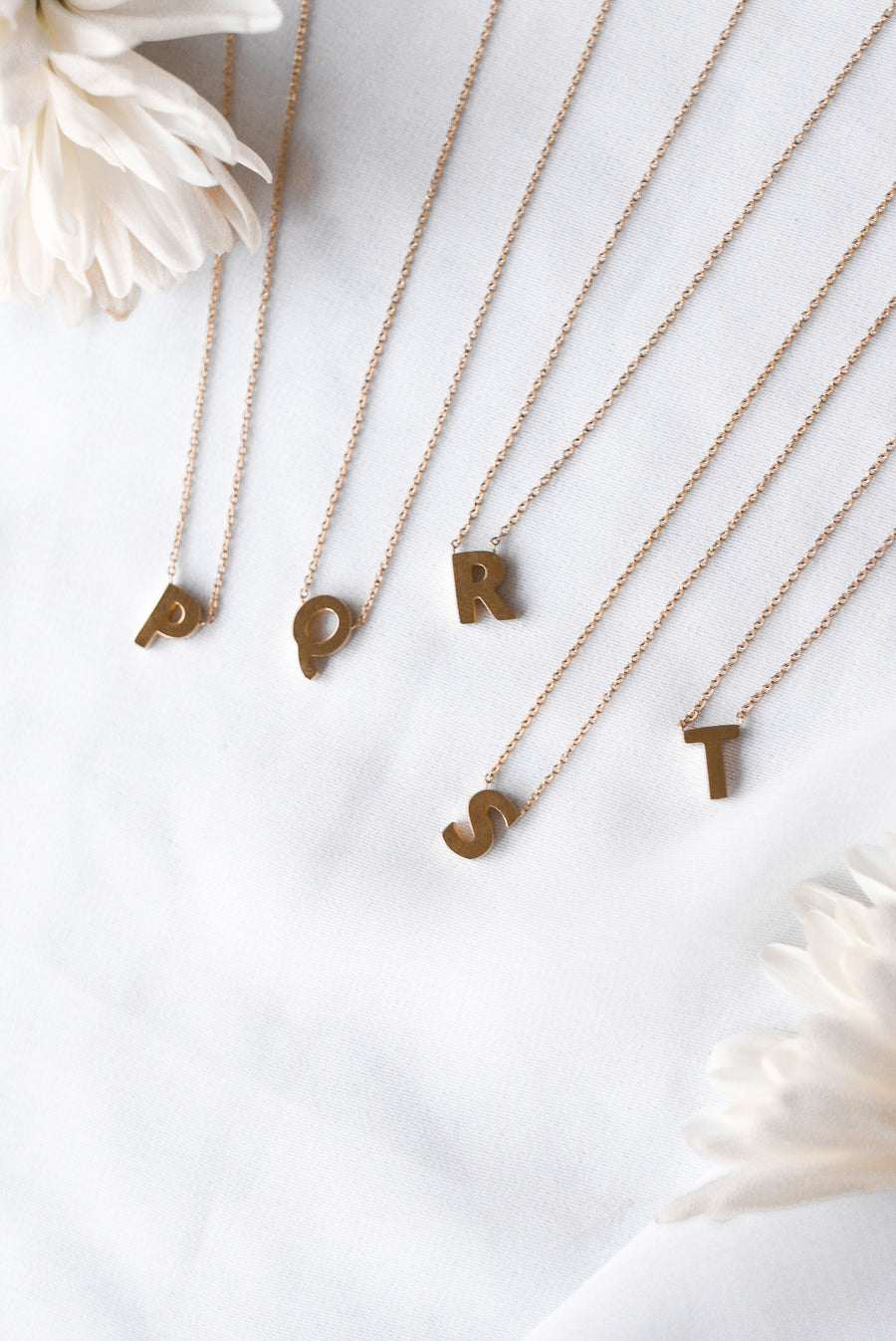 Stainless steel cheap letter pendants