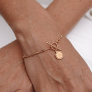 Cora - 14ct Gold or Silver Plated  Monogram Bracelet