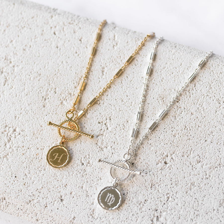 Clara - Monogrammed Stainless Steel Necklace