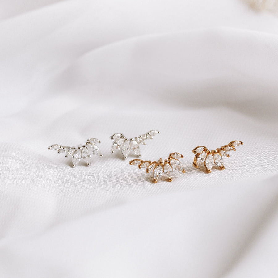 Alaia - Gold Plated Sterling Silver Studs