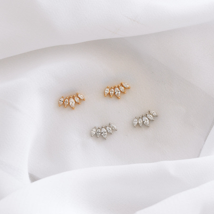 Everleigh - Sterling Silver Stud Earrings