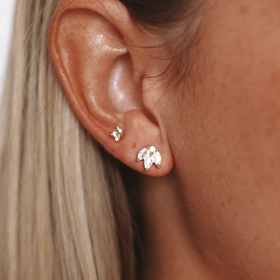 Rhianna - Gold or Silver Sterling Silver Studs