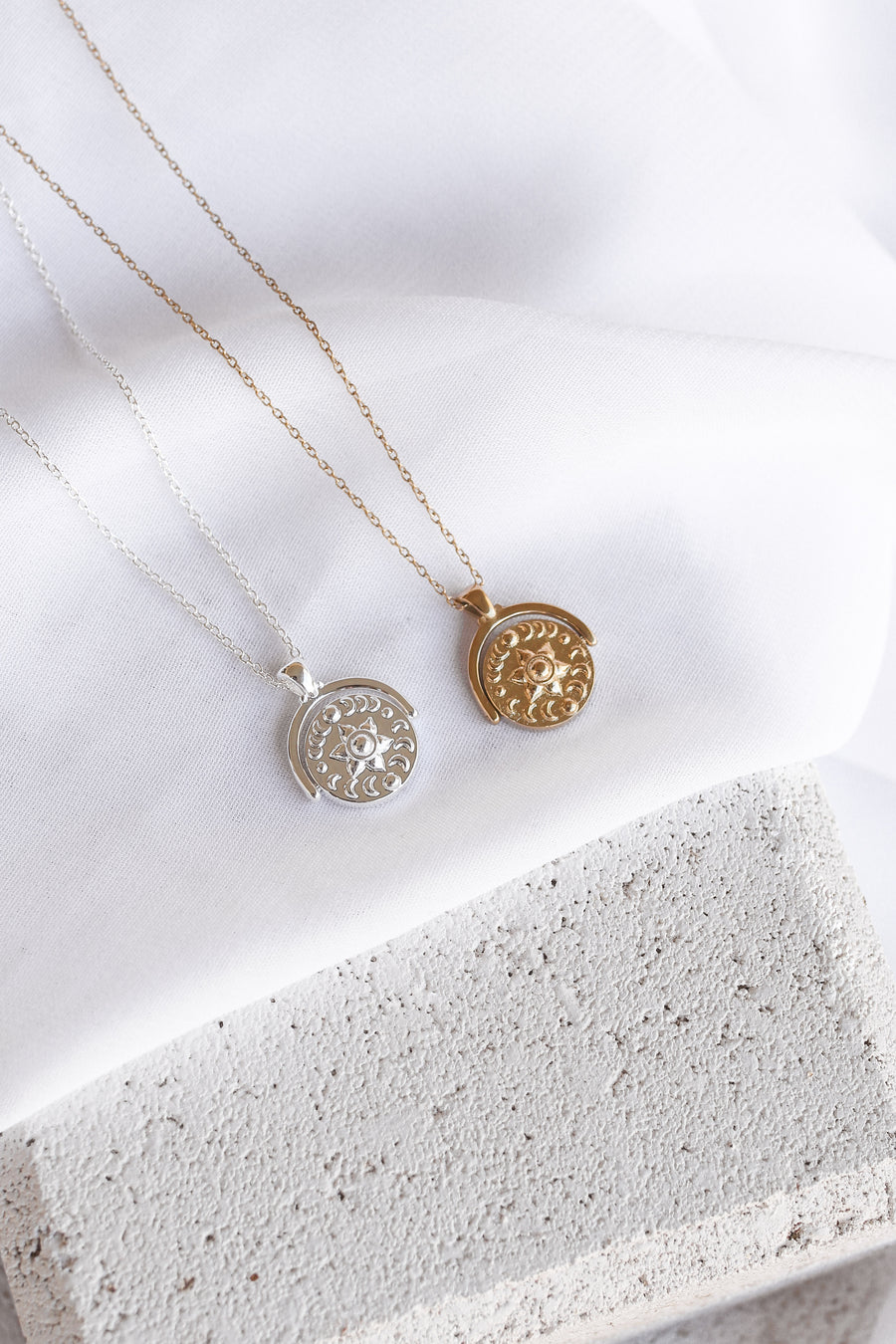 Chakra Necklace - Gold or Silver Plated Stainless Steel