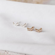 Samantha - Gold or Silver Sterling Silver Studs