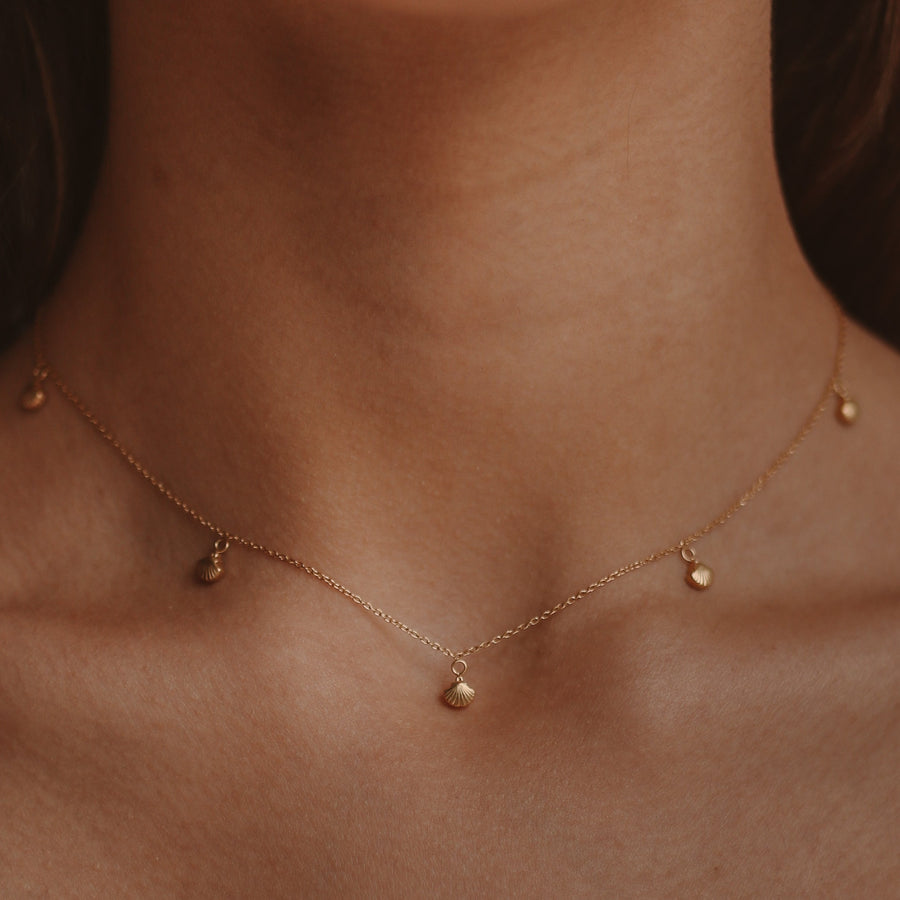 Missoma Leaf Charm Choker | 18ct Gold Plated Vermeil - ShopStyle Necklaces