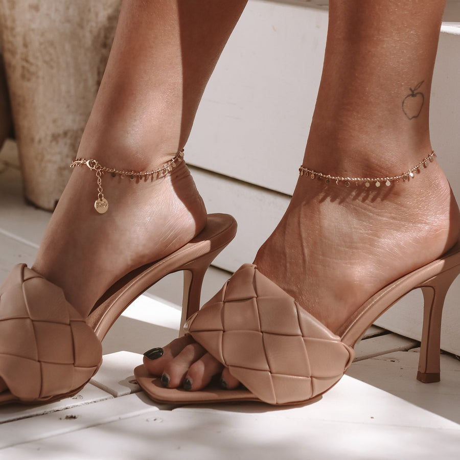 Sian - Silver, Gold or Rose Gold Plated Anklet