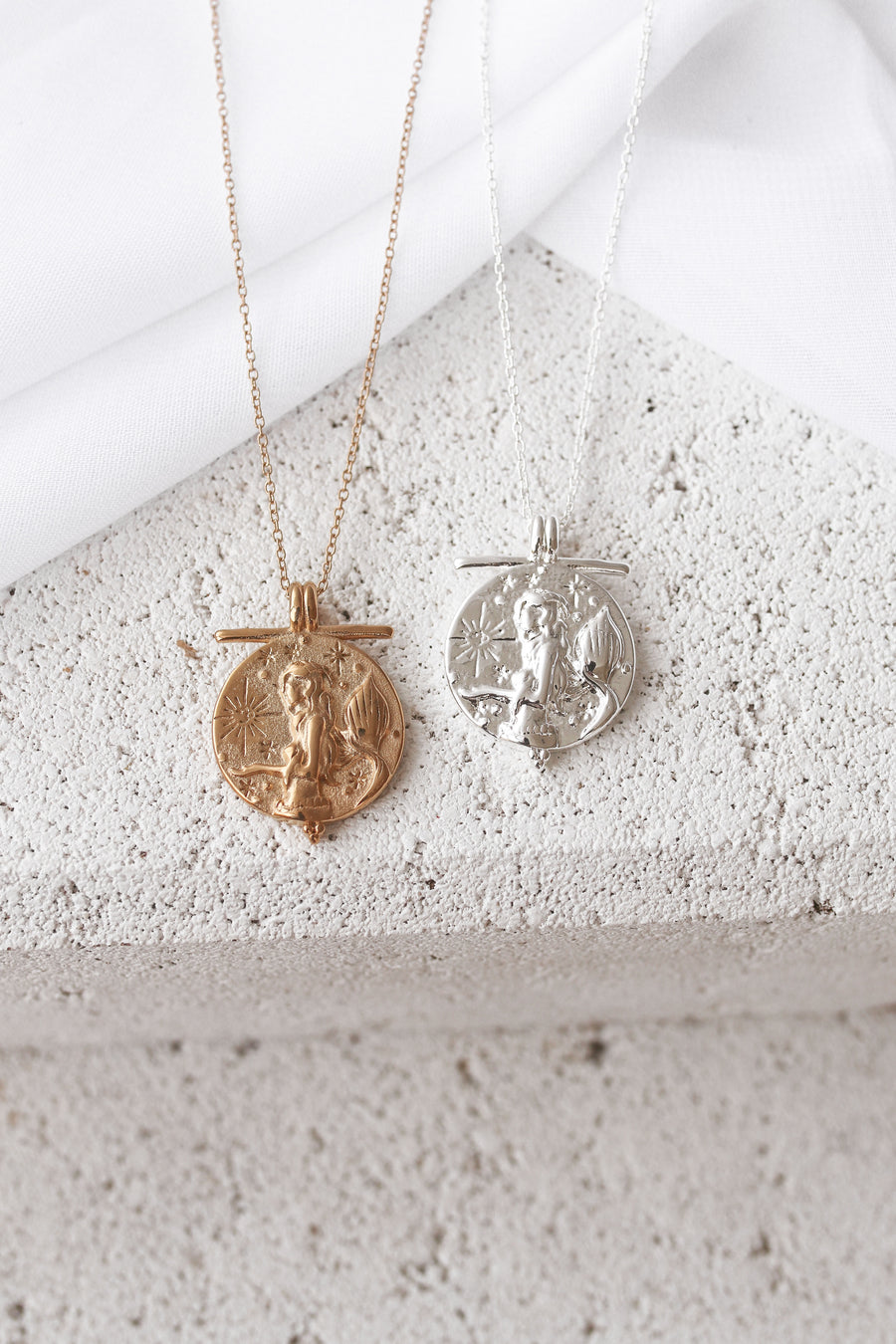 Zyla - 14ct Gold or Silver Plated Zodiac Necklace
