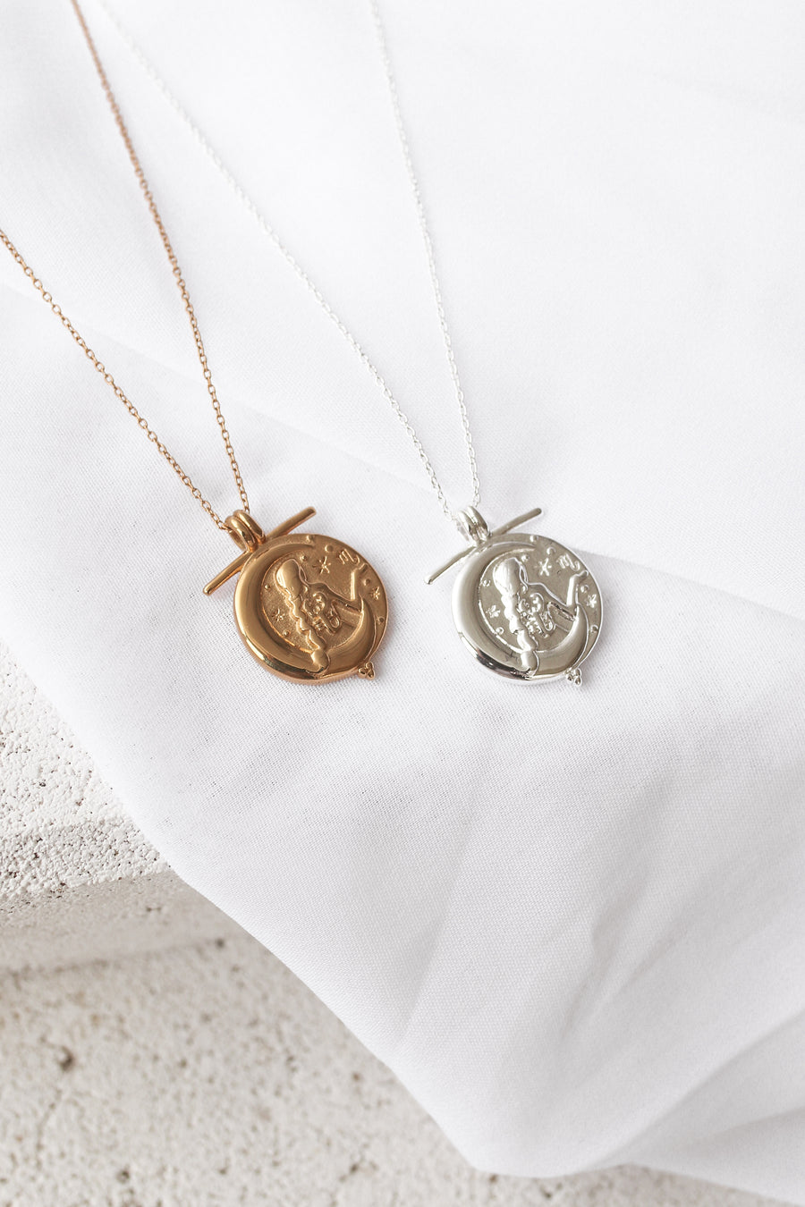 Zyla - 14ct Gold or Silver Plated Zodiac Necklace